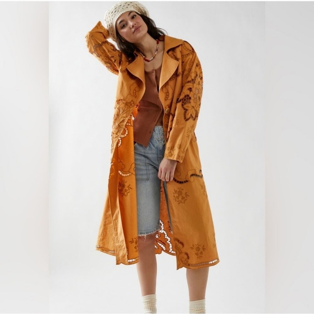 NWOT / Free People / Susanna Duster / Oversized Small / $228 - Picture 2 of 4
